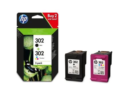 Cartucho de Tinta Original HP nº302 Multipack/ Negro/ Tricolor