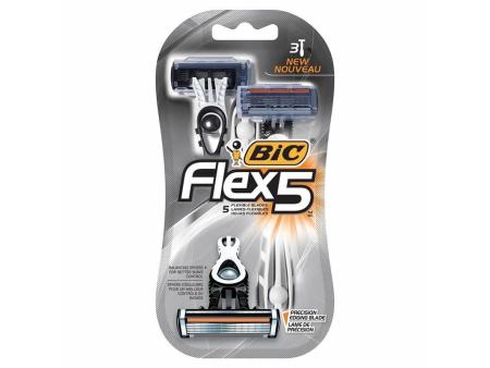 Cuchilla de Afeitar Bic Flex 5/ 3 uds