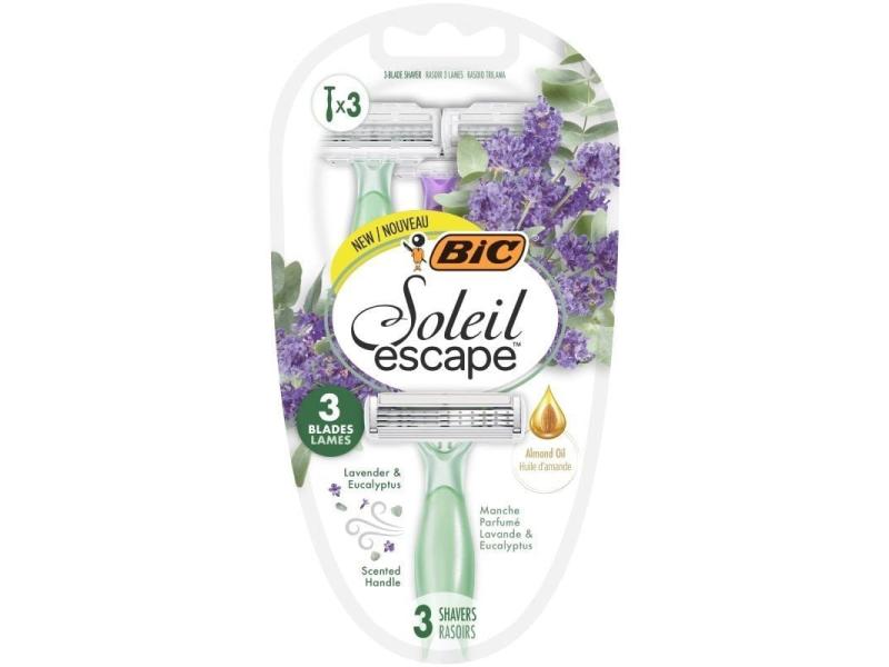 Cuchilla de Depilar Bic Soleil Escape/ 3 uds