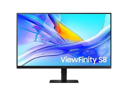 Monitor Profesional Samsung ViewFinity S8 S80UD S32D800UAU 32'/ 4K/ Regulable en altura/ Negro