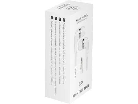 Auriculares Intrauditivos Tech One TEC2905/ con Micrófono/ Jack 3.5/ Blancos
