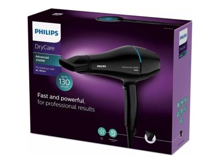 Secador Philips Drycare Pro BHD272/ 2100W/ Negro y Verde lago/ 1 Accesorio