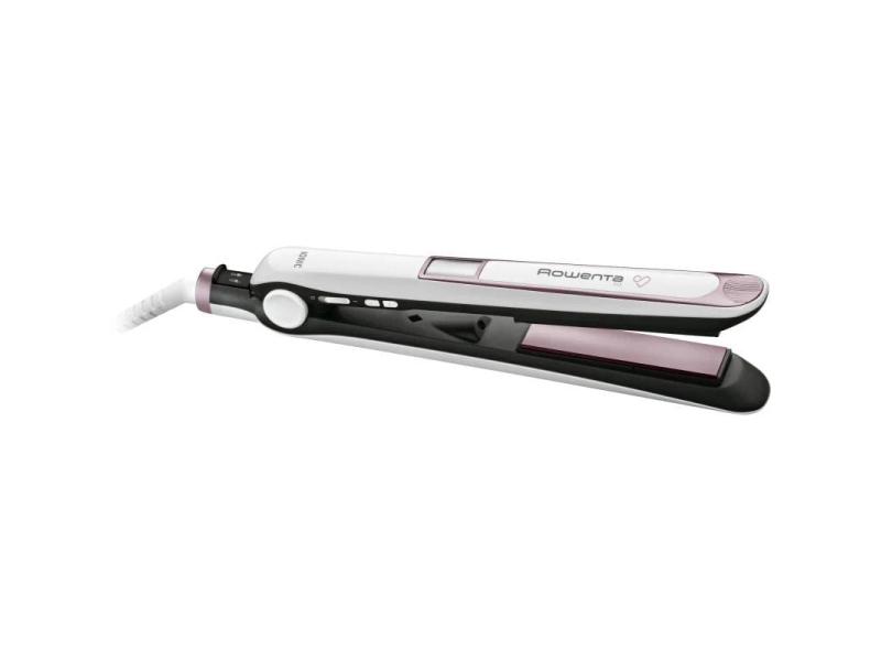 Plancha para el Pelo Rowenta Premium Care 7/7/ Blanca y Rosa