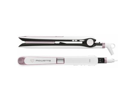 Plancha para el Pelo Rowenta Premium Care 7/7/ Blanca y Rosa