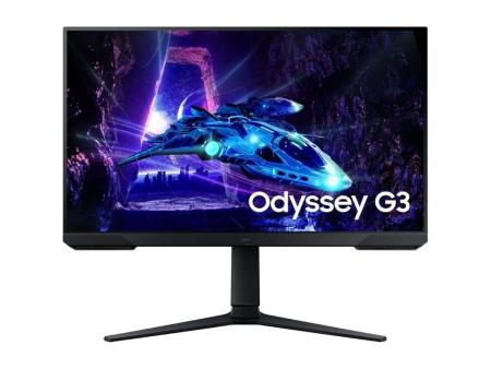 Monitor Gaming Samsung Odyssey G3 S24DG304EU/ 24'/ Full HD/ 1ms/ 180Hz/ VA/ Regulable en altura/ Negro