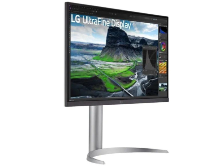 Monitor Profesional LG 27UQ850-W 27'/ 4K/ Multimedia/ Regulable en altura/ Plata