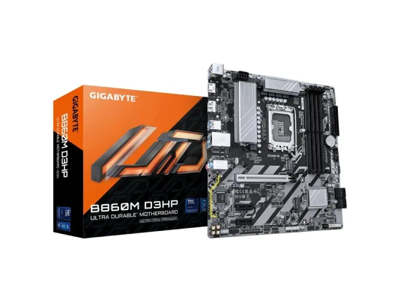 Placa Base Gigabyte B860M D3HP Socket 1851/ Micro ATX