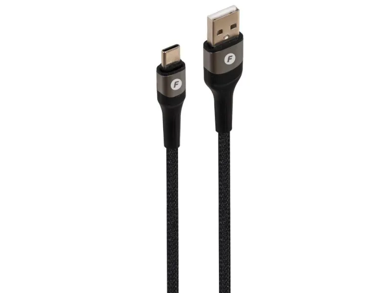 Cable USB 2.0 Tipo-C Fonestar USB-CA/ USB Tipo-C Macho - USB Macho/ 480Mbps/ 1m/ Negro Cable USB 2.0 Tipo-C Fonestar USB-CA/ USB Tipo-C Macho - USB Macho/ 480Mbps/ 1m/ Negro