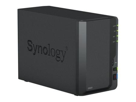 NAS Synology Diskstation DS223/ 2 Bahías 3.5'- 2.5'/ 2GB DDR4/ Formato Torre