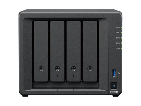 NAS Synology Diskstation DS423+/ 4 Bahías 3.5'- 2.5'/ 2GB DDR4/ Formato Torre