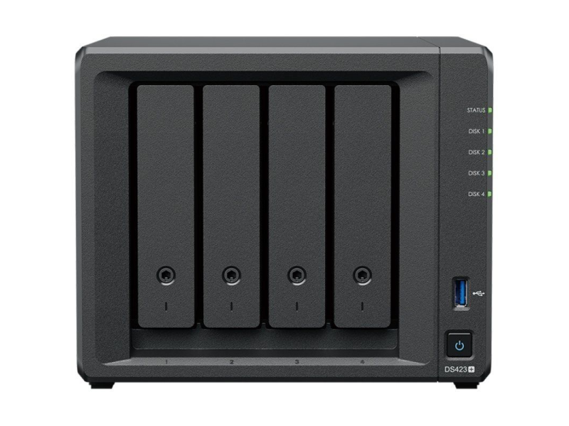 NAS Synology Diskstation DS423+/ 4 Bahías 3.5'- 2.5'/ 2GB DDR4/ Formato Torre