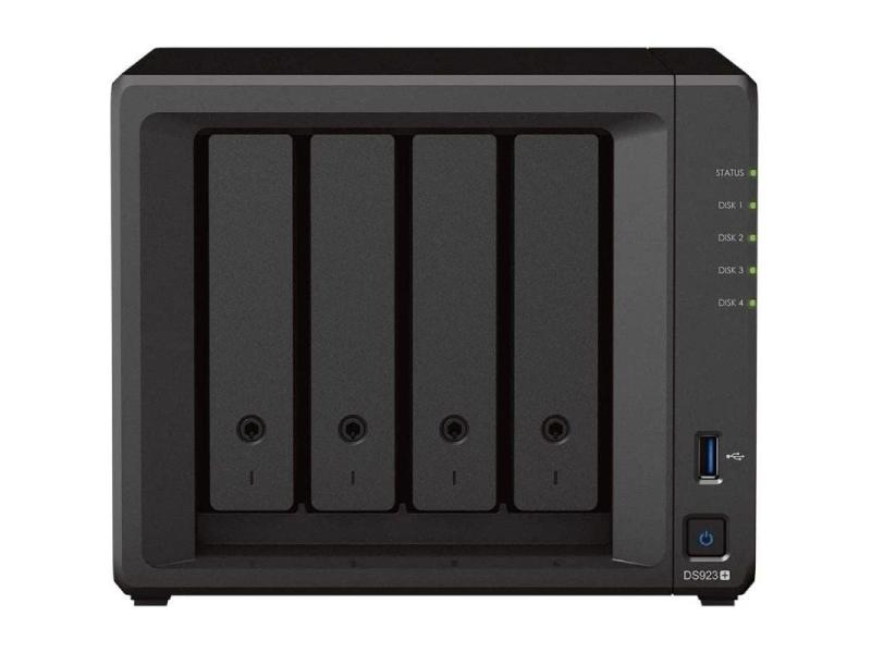 NAS Synology Diskstation DS923+/ 4 Bahías 3.5'- 2.5'/ 4GB DDR4/ Formato Torre