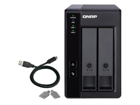 DAS QNAP TR-002/ 2 Bahías 3.5'- 2.5'/ Formato Torre