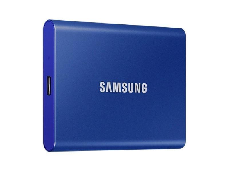 Disco Externo SSD Samsung Portable T7 2TB/ USB 3.2/ Azul