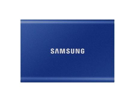 Disco Externo SSD Samsung Portable T7 2TB/ USB 3.2/ Azul