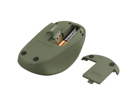 Ratón Mini Inalámbrico Trust Yvi+ Silent/ Hasta 1600 DPI/ Verde