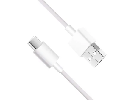 Cable USB 2.0 Xiaomi Mi USB-C/ USB Tipo-C Macho - USB Macho/ 1m/ Blanco