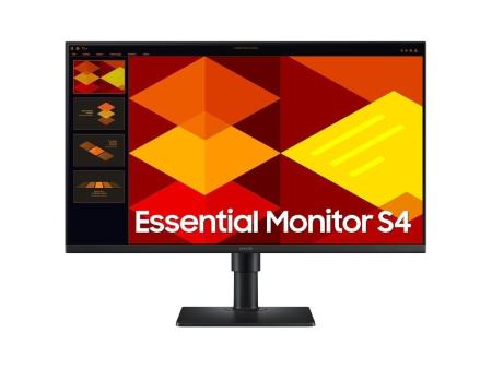 Monitor Profesional Samsung Essential Monitor S4 S27D406GAU/ 27'/ Full HD/ Multimedia/ Regulable en altura/ Negro