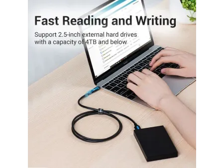 Cable USB 3.0 Vention CQABF/ microUSB Macho - USB Tipo-C Macho/ 5Gbps/ 1m/ Negro