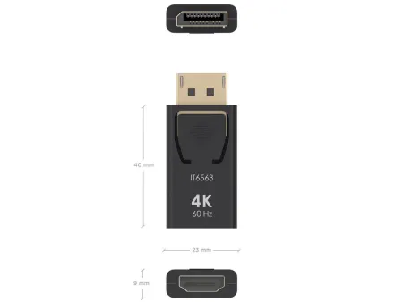 Adaptador HDMI 4K Aisens A125-0908/ DisplayPort Macho - HDMI Hembra