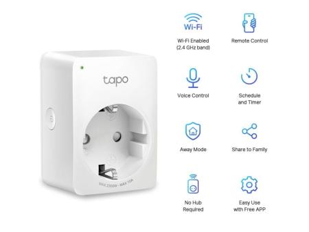 Enchufe WiFi Inteligente TP-Link Tapo P100