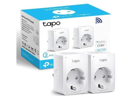 Enchufe WiFi Inteligente TP-Link Tapo P100/ Pack 2