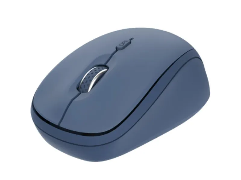Ratón Mini Inalámbrico Trust Yvi+ Multidispositivo/ Hasta 1600 DPI/ Azul