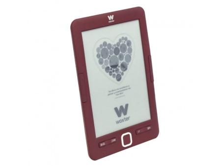 Libro Electrónico Ebook Woxter Scriba 195/ 6'/ Tinta Electrónica/ Rojo