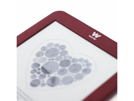 Libro Electrónico Ebook Woxter Scriba 195/ 6'/ Tinta Electrónica/ Rojo