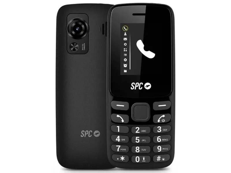 Teléfono Móvil SPC Talk 2 Go para Personas Mayores/ Negro Teléfono Móvil SPC Talk 2 Go para Personas Mayores/ Negro