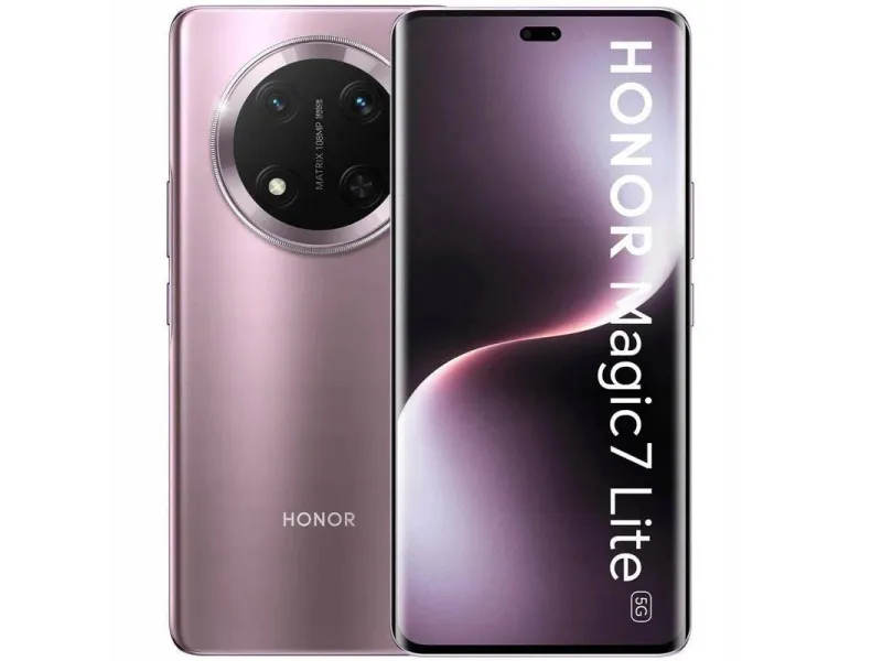 Smartphone Honor Magic 7 Lite 8GB/ 256GB/ 6.78'/ 5G/ Púrpura Titanio