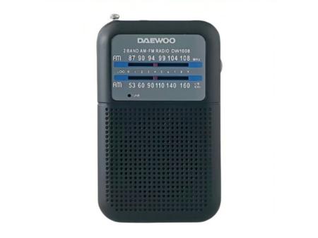 Radio Portátil Daewoo DW1008/ Negra