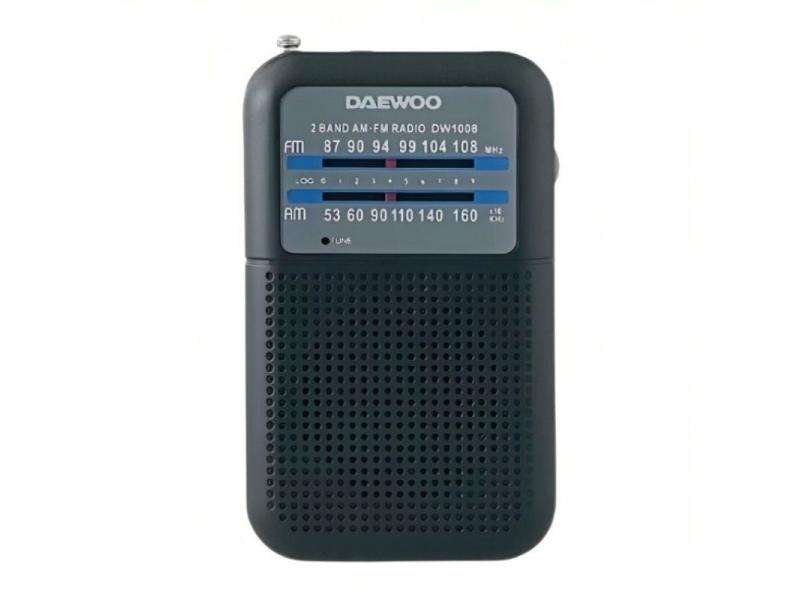 Radio Portátil Daewoo DW1008/ Negra