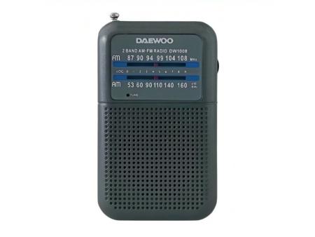 Radio Portátil Daewoo DW1008/ Gris