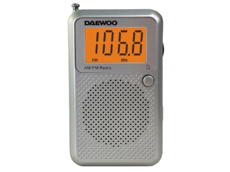 Radio Portátil Daewoo DW1115/ Gris