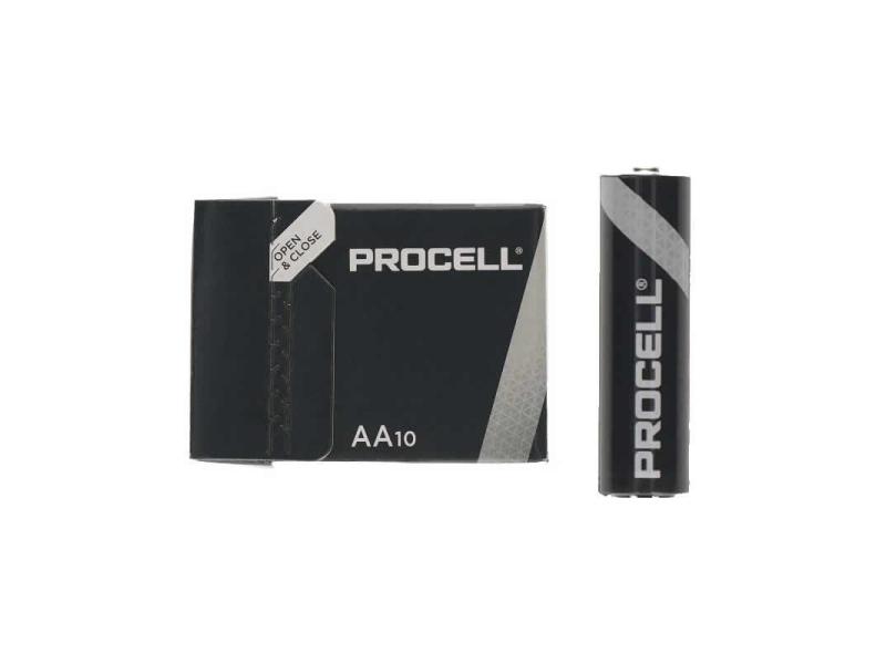 Pack de 10 Pilas AA LR6 Duracell PROCELL ID1500IPX10/ 1.5V/ Alcalinas