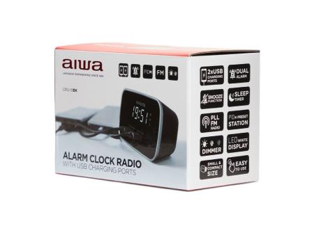 Despertador Aiwa CRU-19BK/ Radio FM