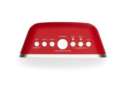 Despertador Aiwa CRU-19RD/ Radio FM/ Rojo