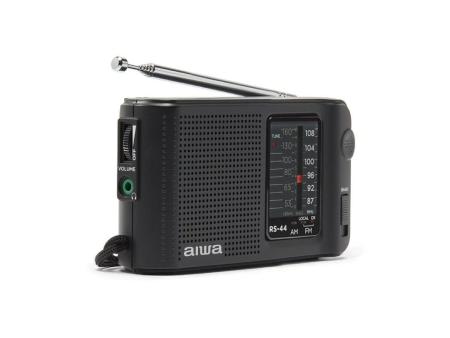 Radio Portátil Aiwa RS-44/ Negra