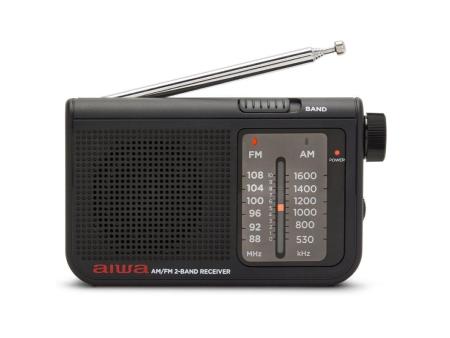 Radio Portátil Aiwa RS-55BK/ Negra