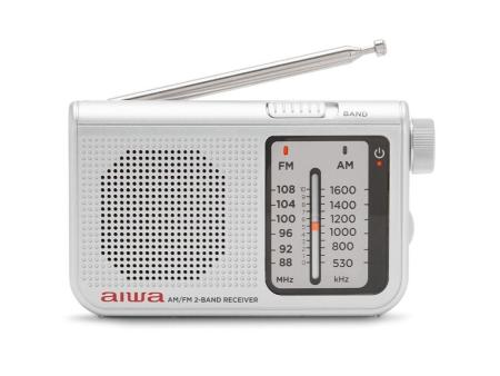 Radio Portátil Aiwa RS-55SL/ Plata