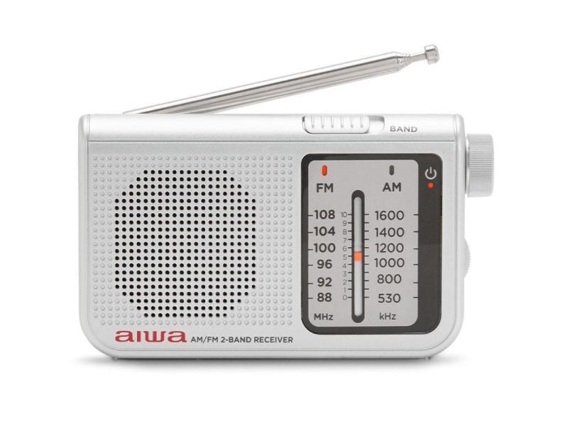 Radio Portátil Aiwa RS-55SL/ Plata