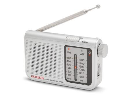 Radio Portátil Aiwa RS-55SL/ Plata