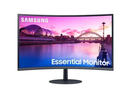 Monitor Curvo Samsung Essential Monitor S39C S27C390EAU/ 27'/ Full HD/ Multimedia/ Negro