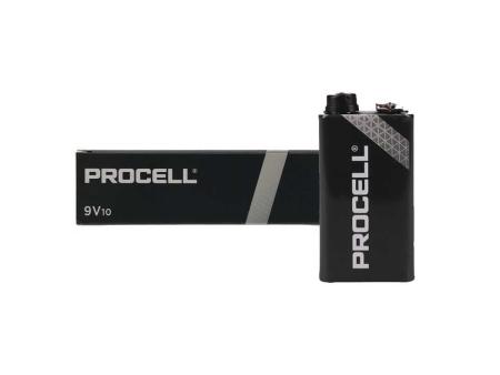 Pack de 10 Pilas Duracell PROCELL ID1604IPX10/ 9V/ Alcalinas