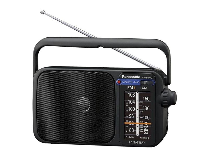 Radio Portátil Panasonic RF-2400DEG-K/ Negra