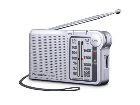 Radio Portátil Panasonic RF-P150D/ Plata