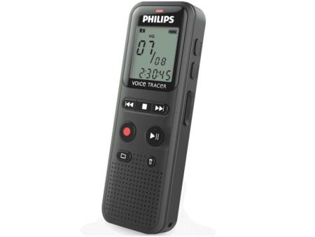 Grabadora de Voz Philips VoiceTracer DVT1160/ 8kHz/ Negro