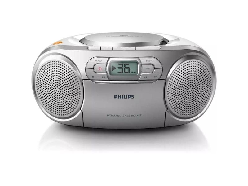 Radio CD Philips AZ127/12/ 2W/ Gris