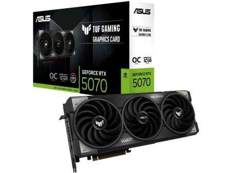 Tarjeta Gráfica Asus TUF Gaming GeForce RTX 5070 OC Edition/ 12GB GDDR7